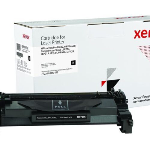 Xerox Everyday Toner For HP CF226A/CRG-052 Black Laser Toner 006R03638
