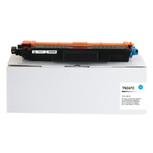 Compatible Brother TN247C High Yield Cyan Toner CHIPPED