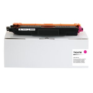 Compatible Brother TN247M High Yield Magenta Toner CHIPPED