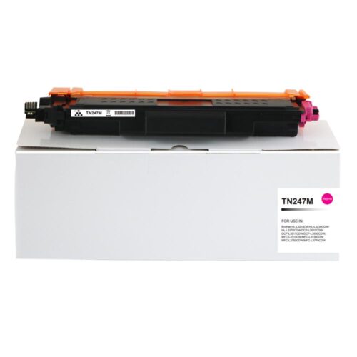 Compatible Brother TN247M High Yield Magenta Toner CHIPPED