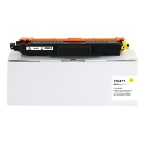 Compatible Brother TN247Y High Yield Yellow Toner CHIPPED