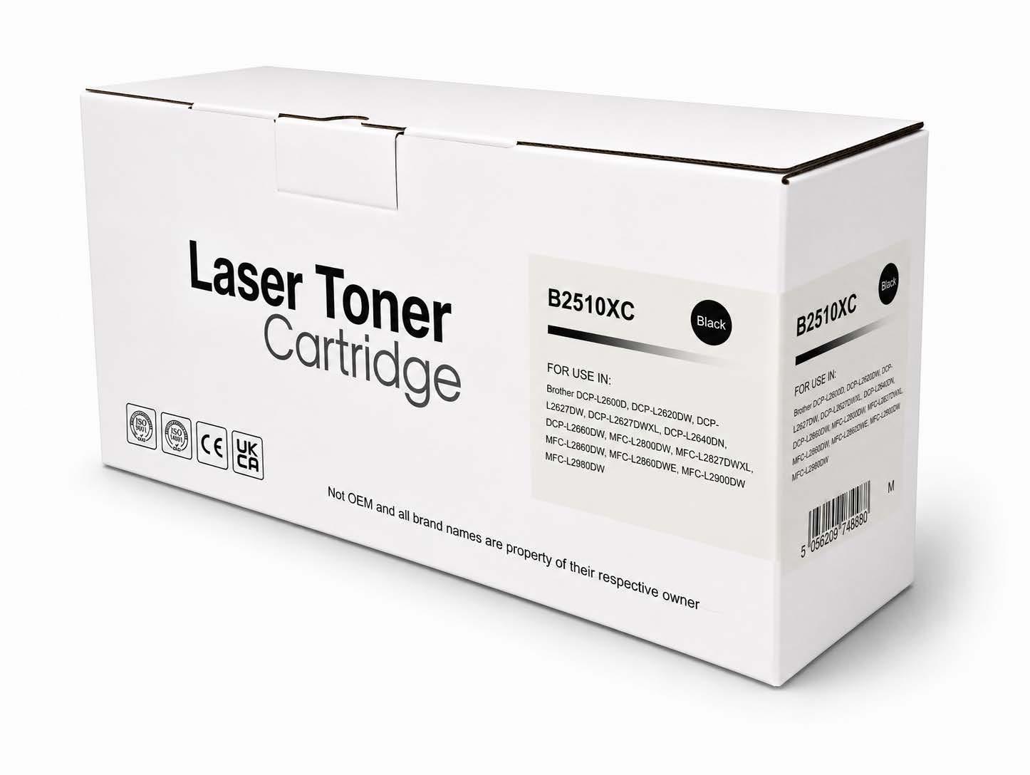 Compatible Brother HL-L2400 High Yield Toner TN2510XL