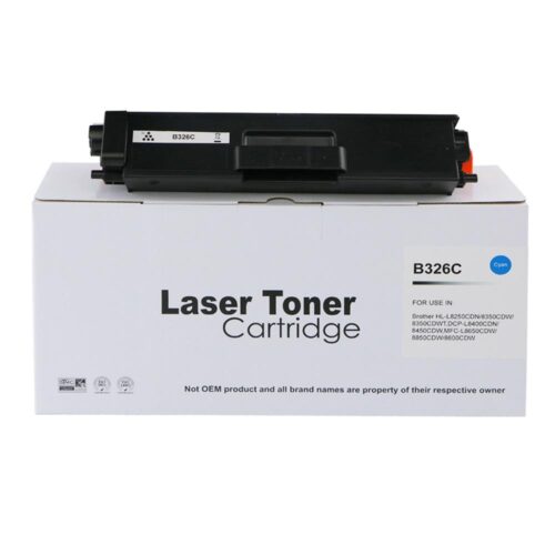 Compatible Brother HLL8250 High Yield Cyan Toner Ctg TN326C