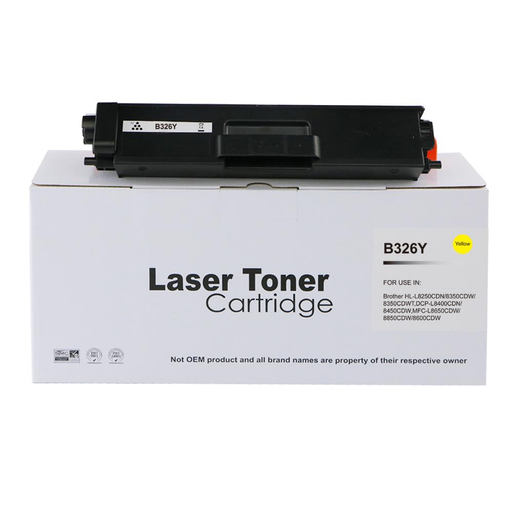 Compatible Brother HLL8250 High Yield Yellow Toner Ctg TN326Y