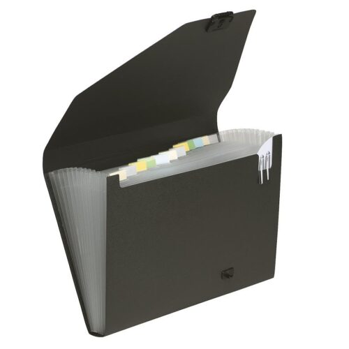 Snopake GRS Organiser 13 part A4 Black- 1 Organiser