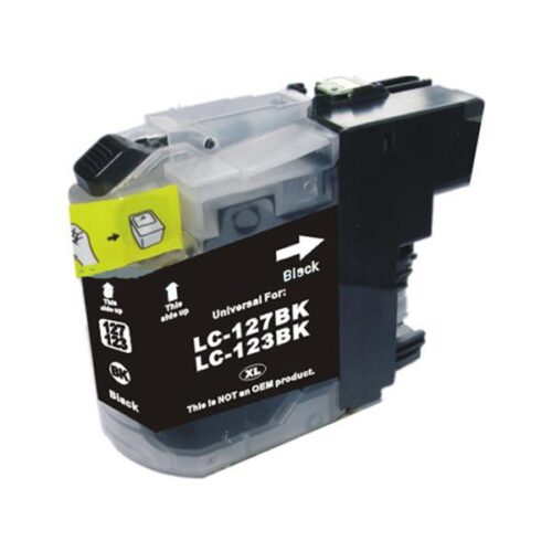 Compatible Brother LC123BK Black Std Cap Ink Ctg [LC123BK ]