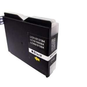 Compatible Brother MFC240 Black Inkjet Ctg LC1000BK also for LC970BK [LCLC960/LC970/LC1000BK]