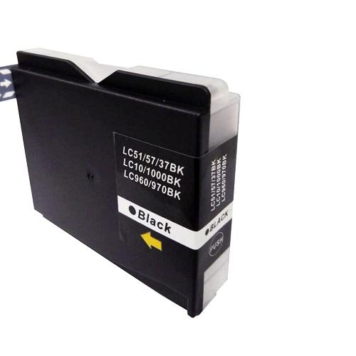 Compatible Brother MFC240 Black Inkjet Ctg LC1000BK also for LC970BK [LCLC960/LC970/LC1000BK]