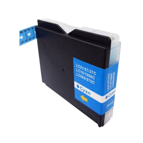Compatible Brother MFC240 Cyan Inkjet Ctg LC1000C also for LC970C [LCLC960/LC970/LC1000C ]