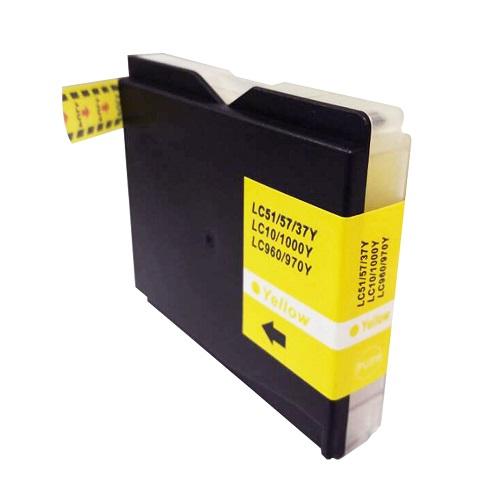 Compatible Brother MFC240 Yellow Inkjet Ctg LC1000Y also for LC970Y [LCLC960/LC970/LC1000Y]