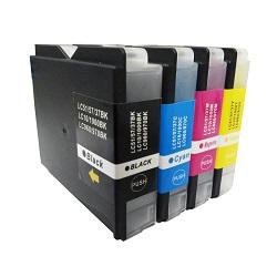 Compatible Brother LC1000 Multipack 4 Ink Ctgs [LC1000BK/C/M/Y LC970BK/C/M/Y]