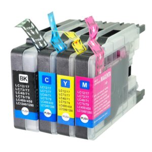 Compatible Brother LC1280 Multipack 4 Ink Ctgs [LC1220BK/C/M/Y] also LC1240