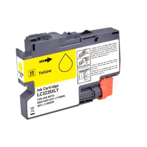 Compatible Brother LC3235XLY Hi Cap Yellow Ink Ctg 52ml Ink 5000 Pages (No ink level shown)