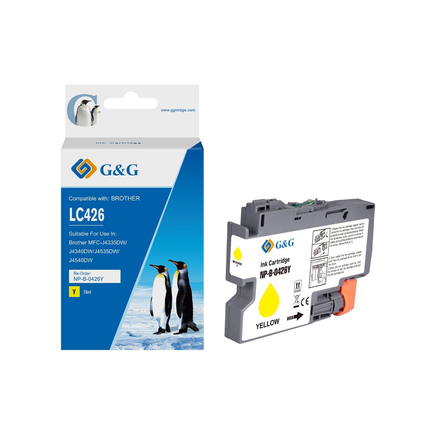 Compatible Brother LC426Y Yellow Ink Cartridge 16ml