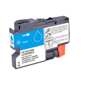 Compatible Brother LC3239XLC Cyan Hi Cap Ink Ctg 52ml Ink 5000 Pages
