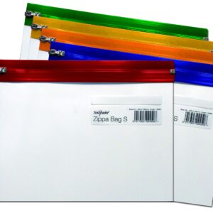 Snopake Zippa-Bag 'S' A5 Assorted- 25 Bags