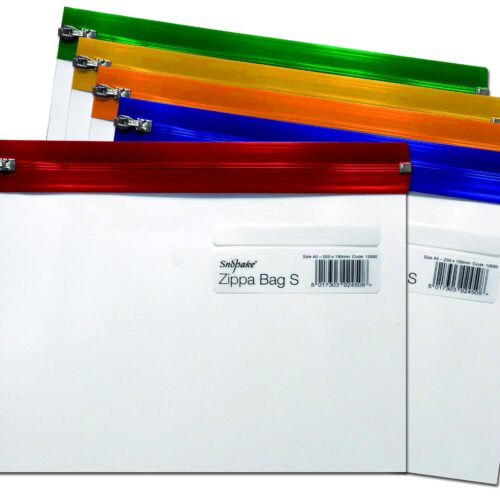Snopake Zippa-Bag 'S' A5 Assorted- 25 Bags