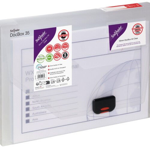 Snopake DocBox 35 A4 Clear (Single)