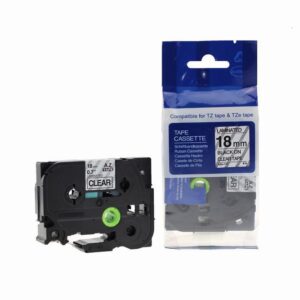 Compatible Brother P Touch TZe-141 (YT-141) Labelling Tape Cassette Black on Clear also for TZ-141