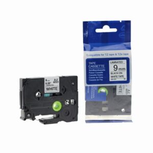 Compatible Brother P Touch TZe-221 (YT-221) Labelling Tape Cassette Black on White also for TZ-221