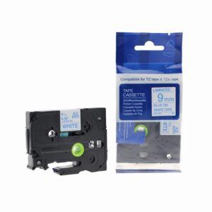 Compatible Brother P-Touch TZe-223 Labelling Tape Cassette Blue on White also for TZ-223