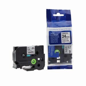 Compatible Brother P Touch TZe-251 (YT-251) Labelling Tape Cassette Black on White also for TZ-251