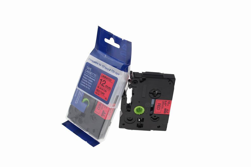Compatible Brother P Touch TZe-431 (YT-431) Labelling Tape Cassette Black on Red also for TZ-431