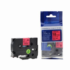 Compatible Brother P Touch TZe-441 (YT-441) Labelling Tape Cassette Black on Red also for TZ-441