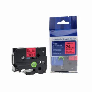 Compatible Brother P-Touch TZe-451 Labelling Tape Cassette Black on Red also for TZ-451