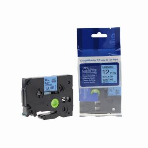 Compatible Brother P Touch TZe-531 (YT-531) Labelling Tape Cassette Black on Blue also for TZ-531