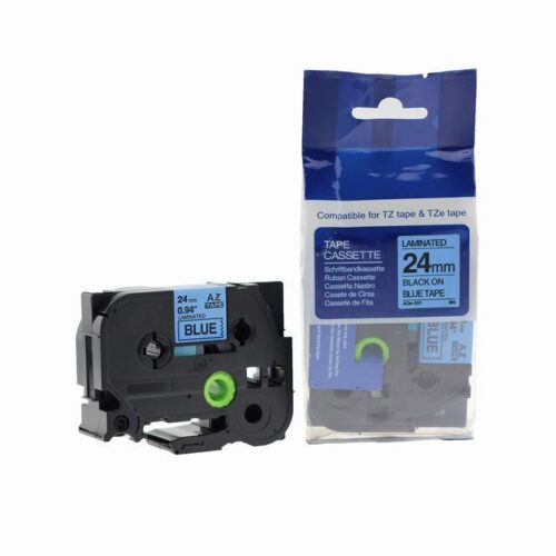 Compatible Brother P-Touch TZe-551 Labelling Tape Cassette Black on Blue also for TZ-551