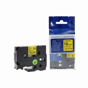 Compatible Brother P Touch TZe-641 (YT-641) Labelling Tape Cassette Black on Yellow also for TZ-641