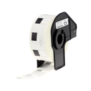 Compatible Brother DK-11221 Square White Paper Labels Roll of 1000 (23mm x 23mm)