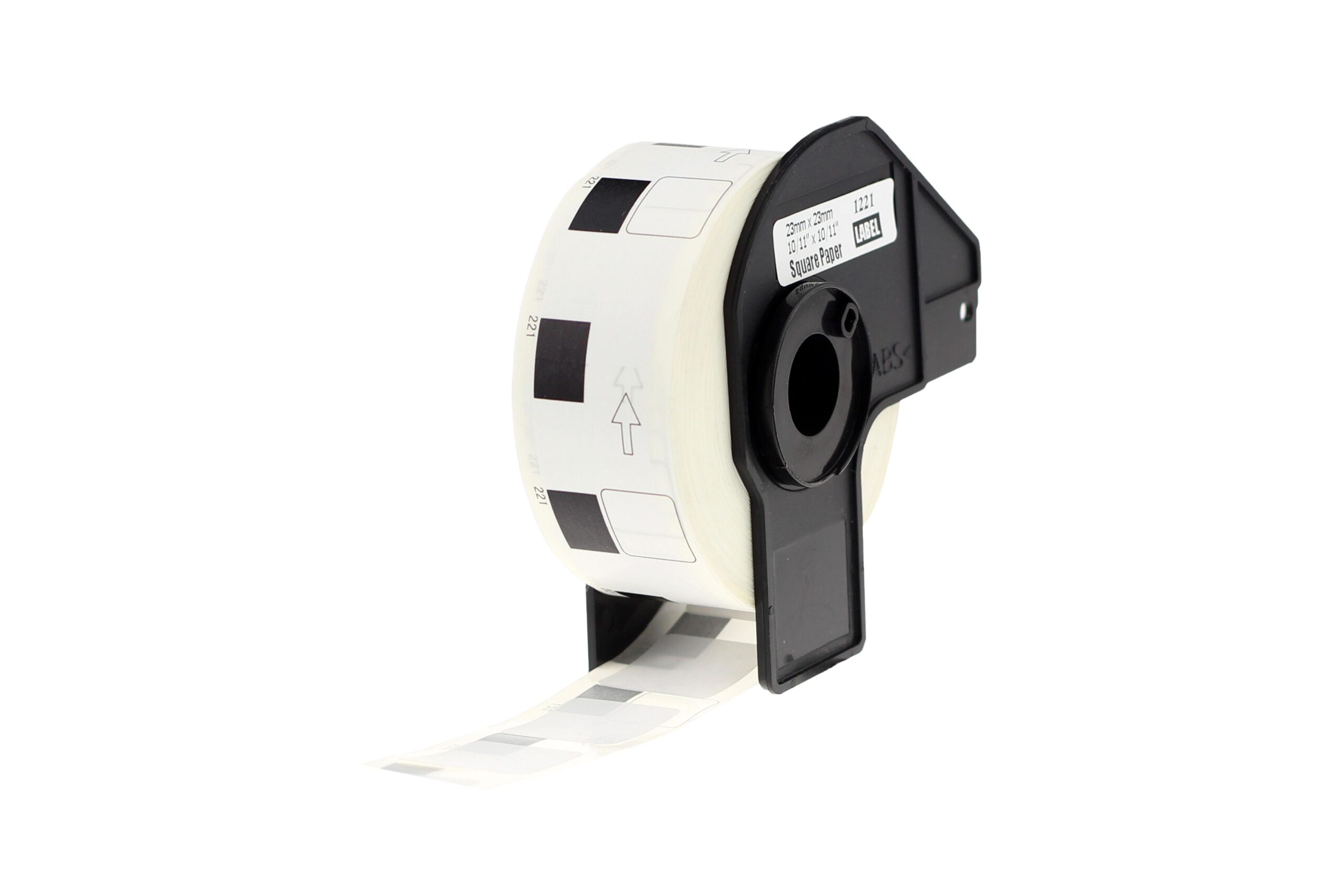 Compatible Brother DK-11221 Square White Paper Labels Roll of 1000 (23mm x 23mm)