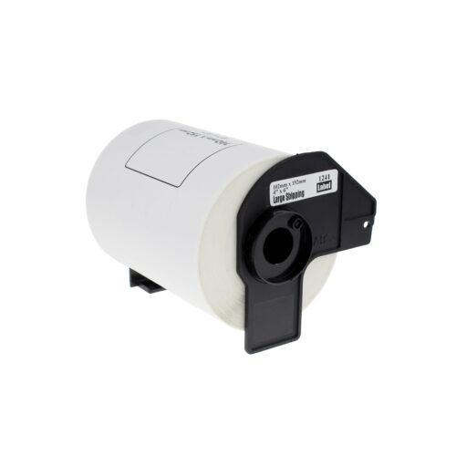 Compatible Brother DK-11241 Large White Paper Shipping Labels Roll of 200 (102mm x 152mm)