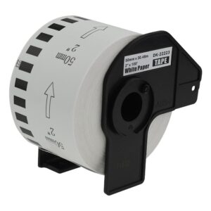 Compatible Brother DK-22223 Continuous Length White Tape (Paper) Roll