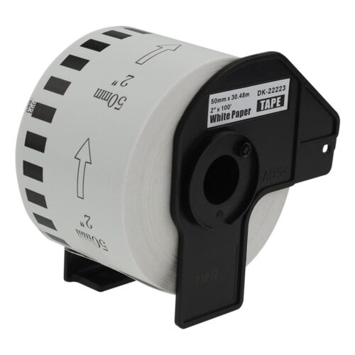 Compatible Brother DK-22223 Continuous Length White Tape (Paper) Roll