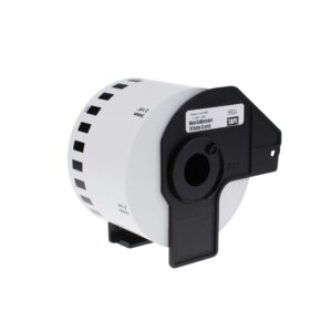 Compatible Brother DK-N55224 Continuous Length Non-adhesive White Paper Tape Roll 54mm x 30.48m