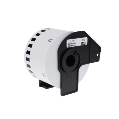 Compatible Brother DK-N55224 Continuous Length Non-adhesive White Paper Tape Roll 54mm x 30.48m