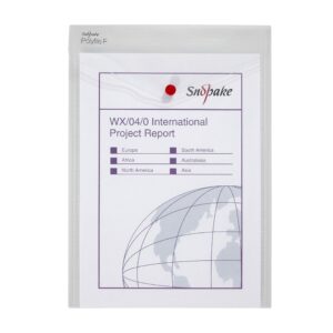 Snopake Polyfile P A4 Clear- 5 Files