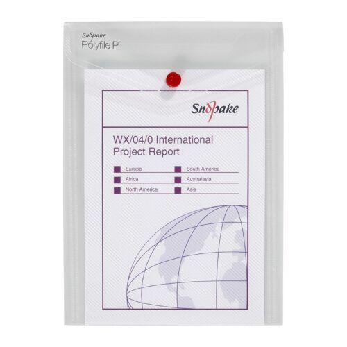 Snopake Polyfile P A5 Clear- 5 Files