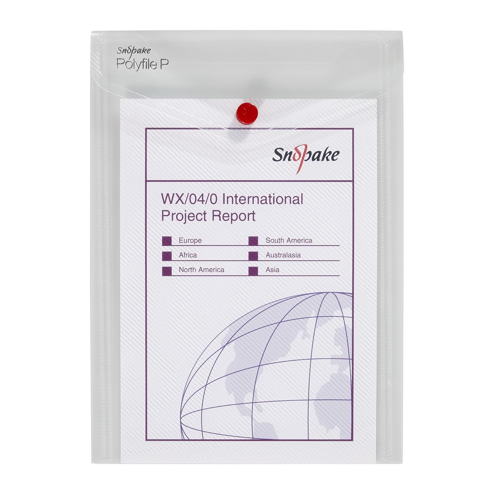 Snopake Polyfile P A5 Clear- 5 Files