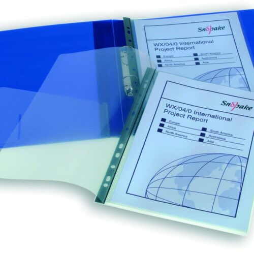 Snopake RingBinder Display Book 20 pocket / 40 sides to view A4 Clear- 5 Books