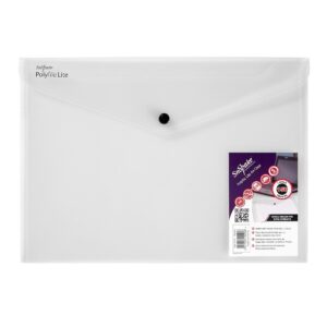 Snopake Lite Polyfile A4 Clear- 5 Files
