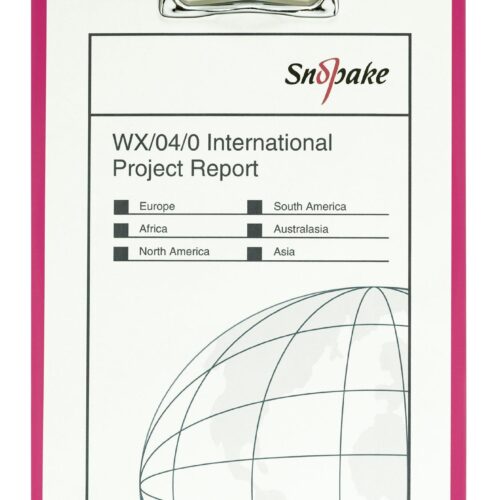 Snopake Clipboard A4 Pink- 1 Board