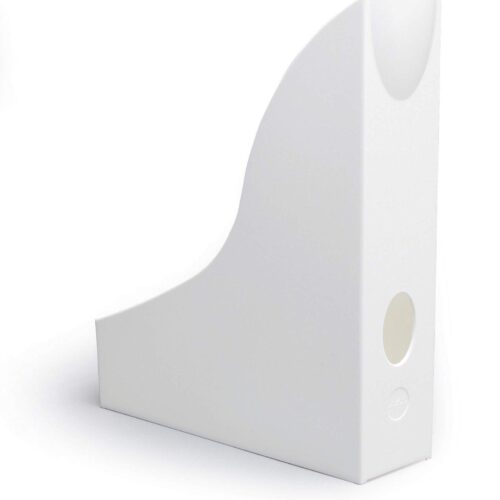 Durable Magazine Rack BASIC White