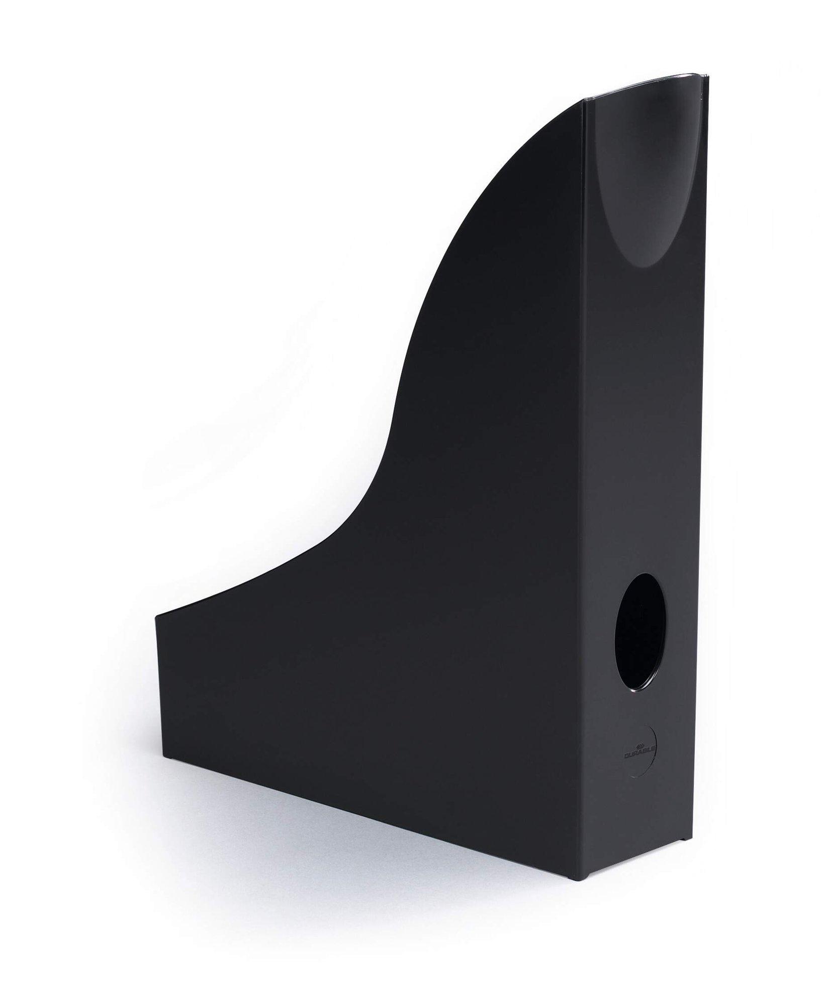 Durable Magazine Rack BASIC Black
