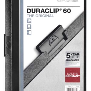 Durable DURACLIP 60 A4 Folder Black (25)
