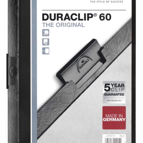 Durable DURACLIP 60 A4 Folder Black (25)