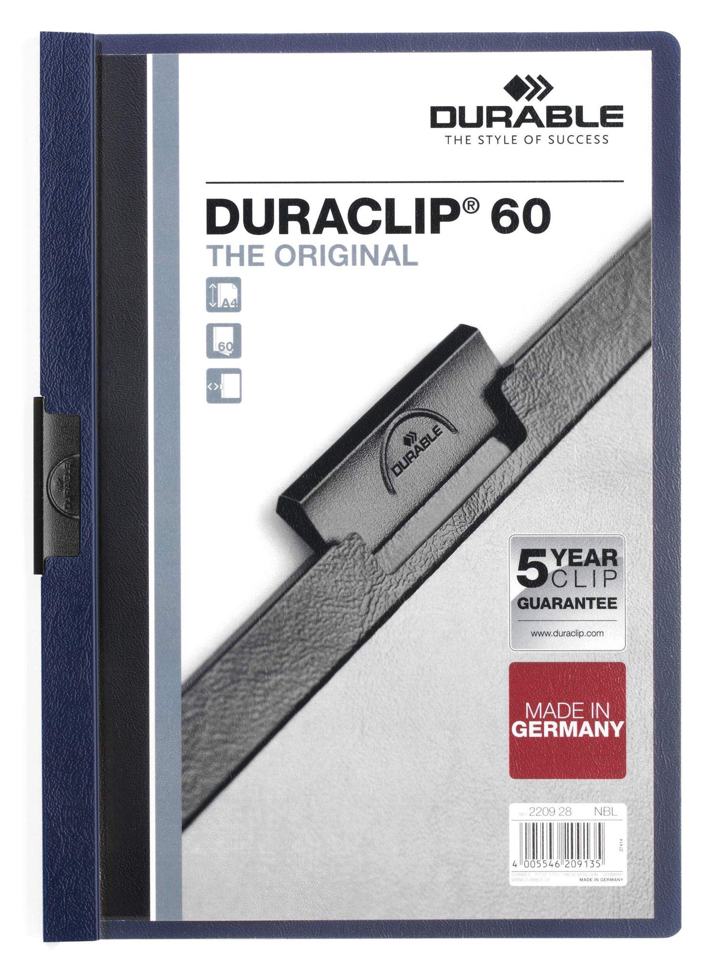 Durable DURACLIP 60 A4 Midnight Blue (25)